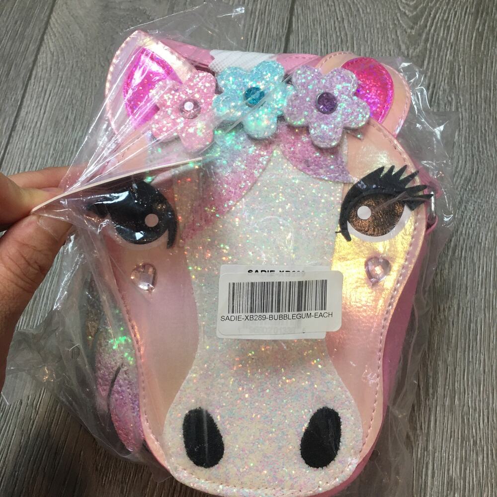 New Miss Gwen's OMG Accessories Horse Little Girl Purse Crossbody